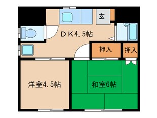 サン・ハイムフジモトの物件間取画像